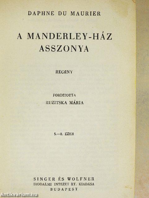 A Manderley-ház asszonya