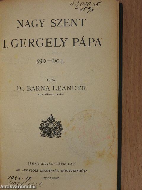 Nagy Szent I. Gergely pápa