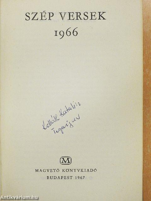 Szép versek 1966
