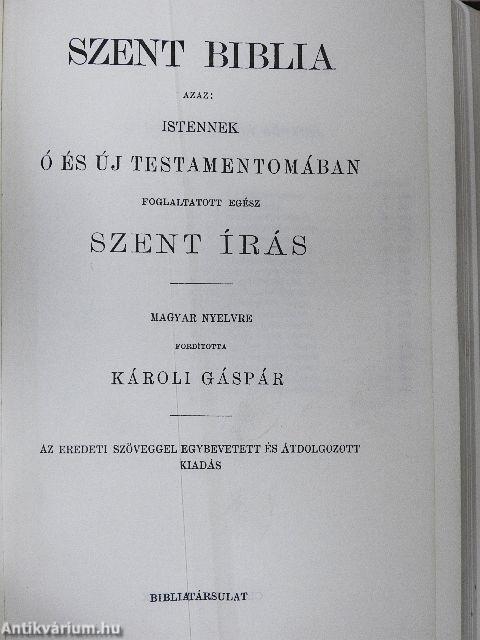 Szent Biblia