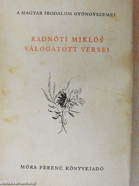 Radnóti Miklós válogatott versei