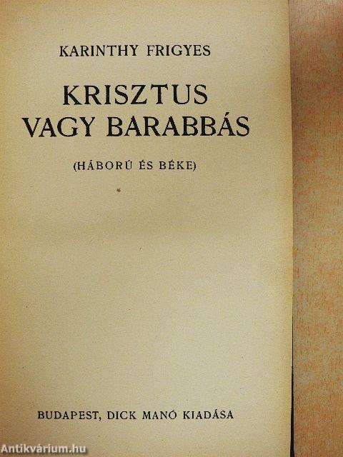 Krisztus vagy Barabbás