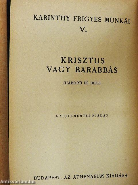 Krisztus vagy Barabbás
