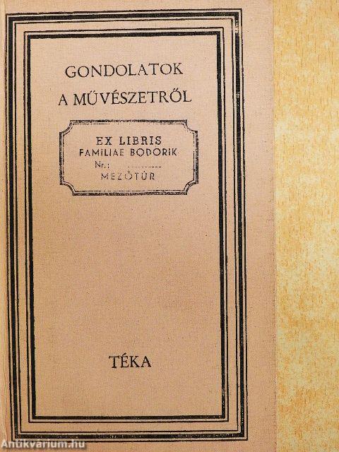 Gondolatok a művészetről