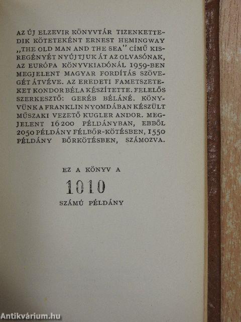 Az öreg halász és a tenger