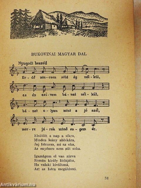 A magyar népdal kis tükre