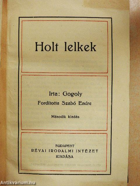 Holt lelkek
