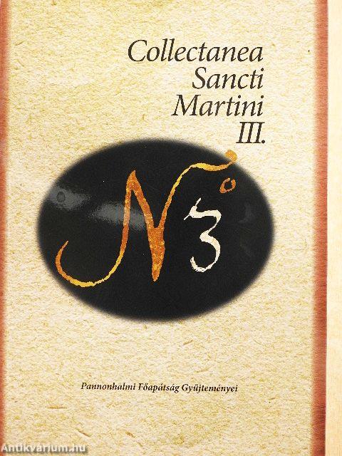 Collectanea Sancti Martini III.