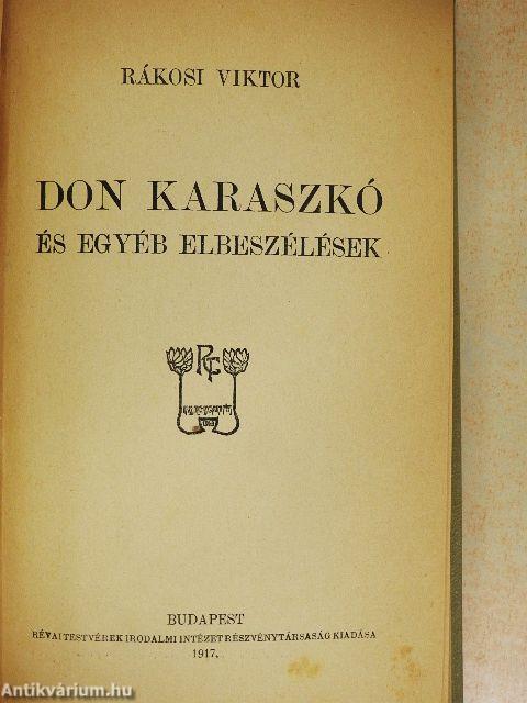 Don Karaszkó és egyéb elbeszélések