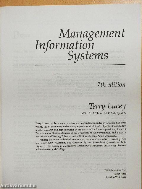 Management Information Systems