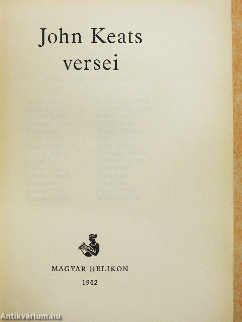 John Keats versei