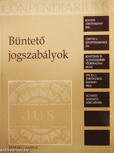 Büntető jogszabályok