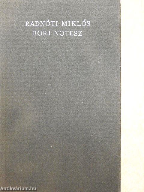 Bori notesz/Bori notesz melléklet