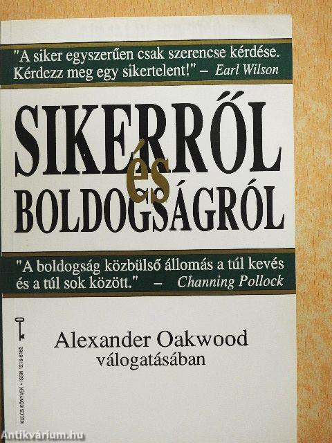 Sikerről és boldogságról