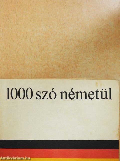 1000 szó németül