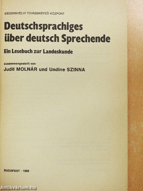 Deutschsprachiges über deutsch Sprechende