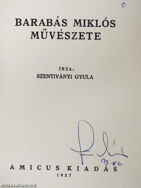 Barabás Miklós művészete