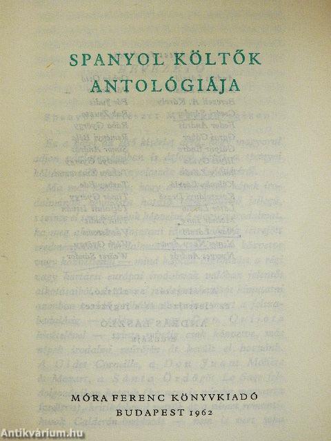 Spanyol költők antológiája