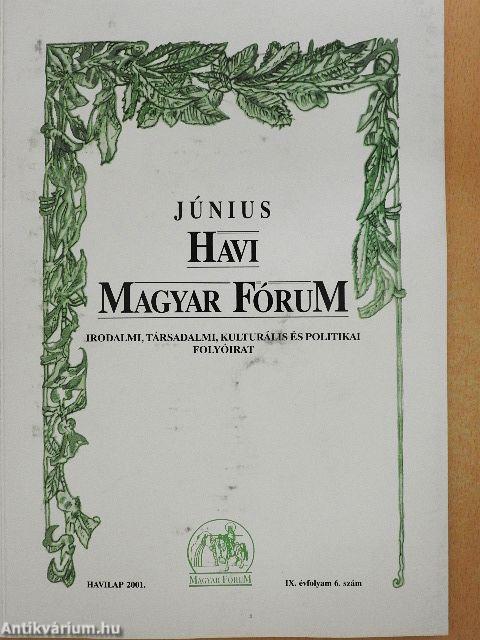 Havi Magyar Fórum 2001. június