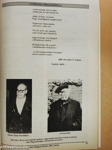 Havi Magyar Fórum 2001. június