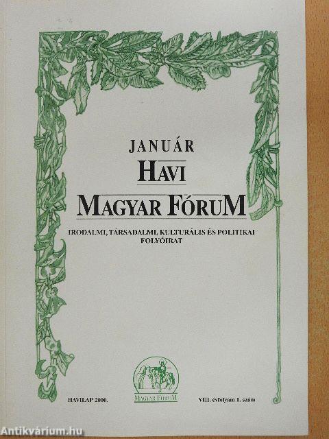 Havi Magyar Fórum 2000. január