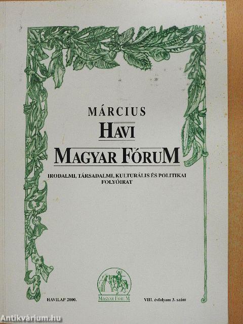 Havi Magyar Fórum 2000. március