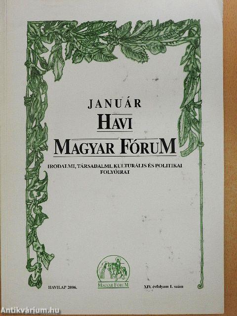 Havi Magyar Fórum 2006. január
