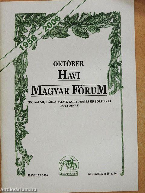 Havi Magyar Fórum 2006. október