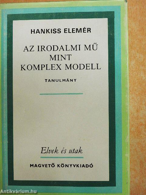 Az irodalmi mű mint komplex modell