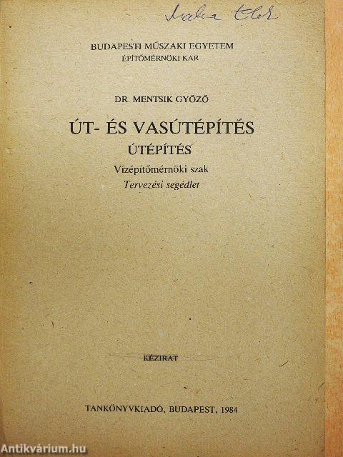 Út- és vasútépítés