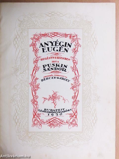 Anyégin Eugén