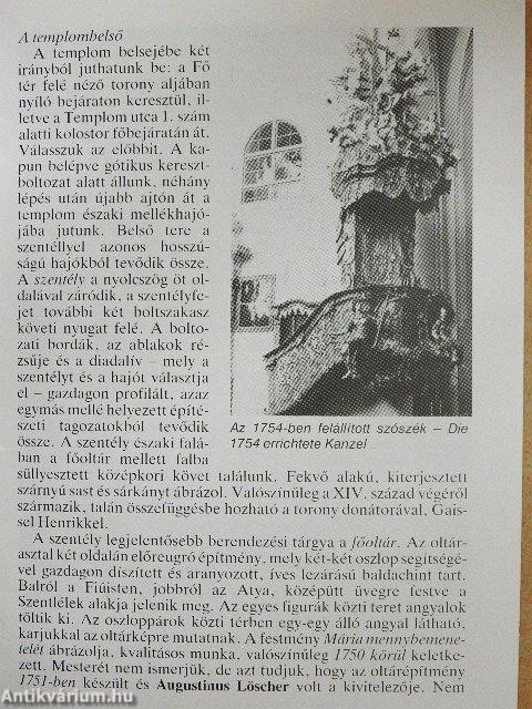 Sopron - Bencés templom és káptalan terem