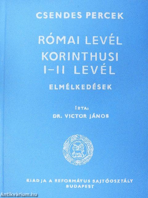 Római levél, Korinthusi I-II. levél