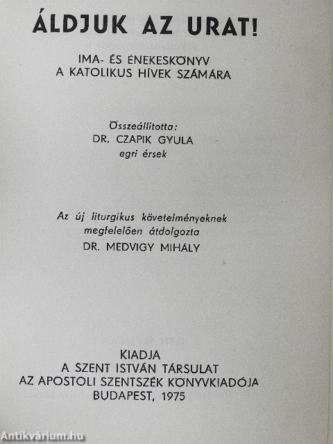 Áldjuk az Urat!