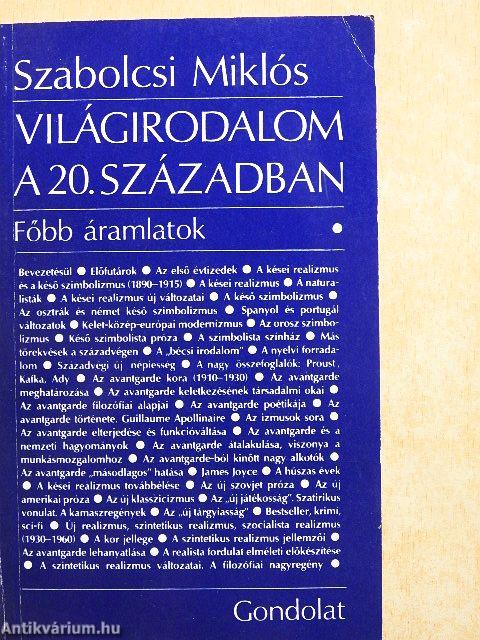 Világirodalom a 20. században