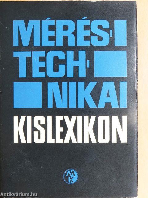 Méréstechnikai kislexikon