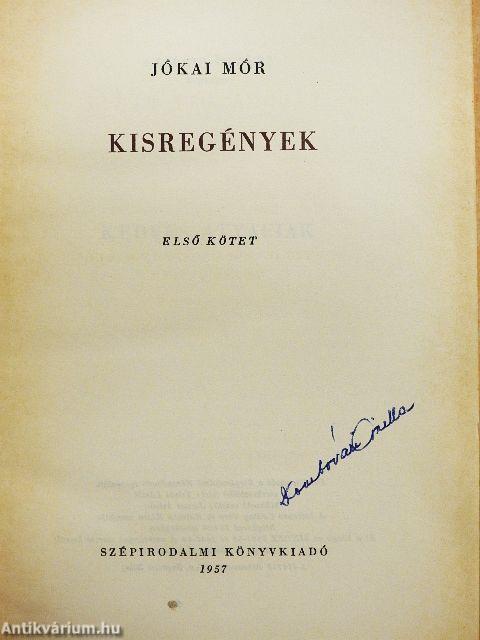 Kisregények I-II.
