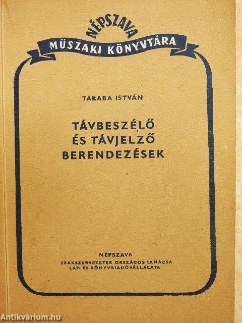 Távbeszélő és távjelző berendezések