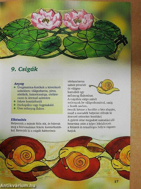 Üvegfestés - Bordűrök