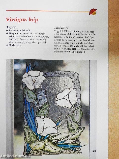 Tiffany hatású minták üvegre, kerámiára