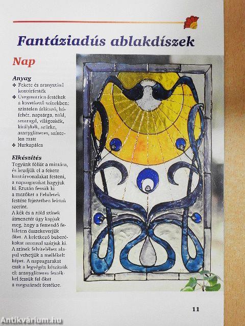 Tiffany hatású minták üvegre, kerámiára