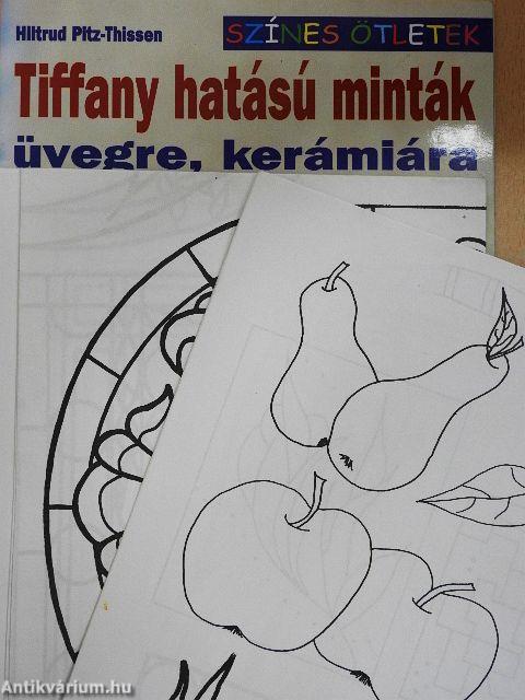 Tiffany hatású minták üvegre, kerámiára