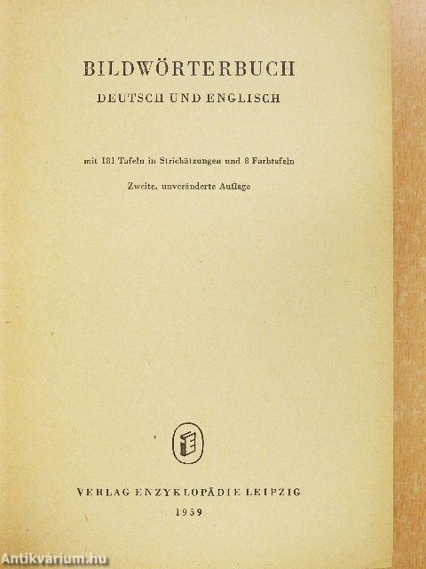 Bildwörterbuch - Deutsch und English