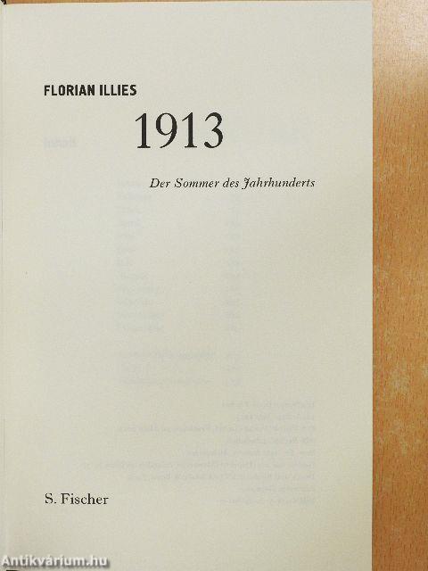 1913 - Der Sommer des Jahrhunderts