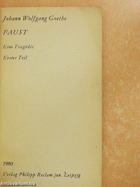 Faust I.