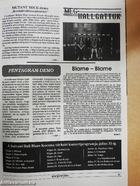 Rockinform 1993. május