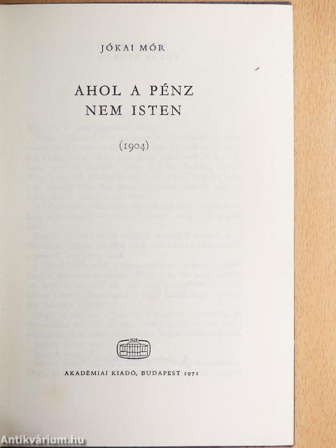 Ahol a pénz nem isten