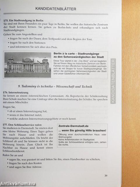 Német szóbeli gyakorlatok