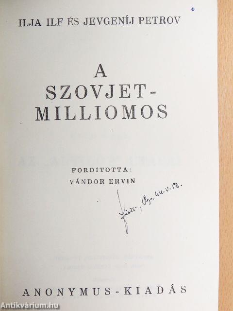 A szovjetmilliomos