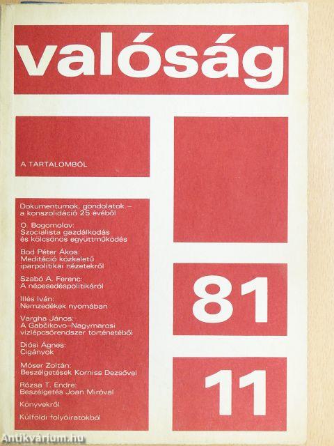 Valóság 1981. november